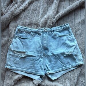 KanCan Signature Denim Mom Shorts